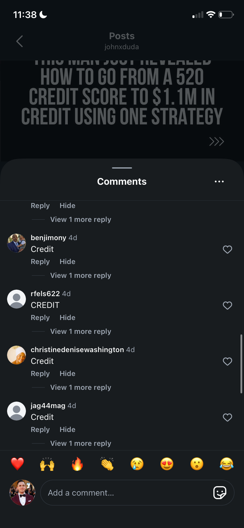 Inbound DM screenshot