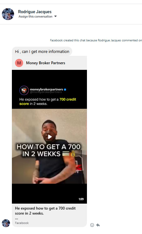 Inbound DM screenshot