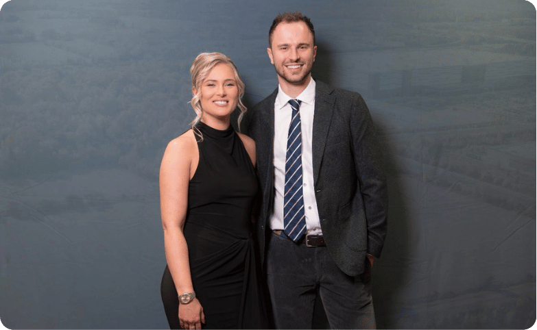 Ben Nurse with Ella Hardy