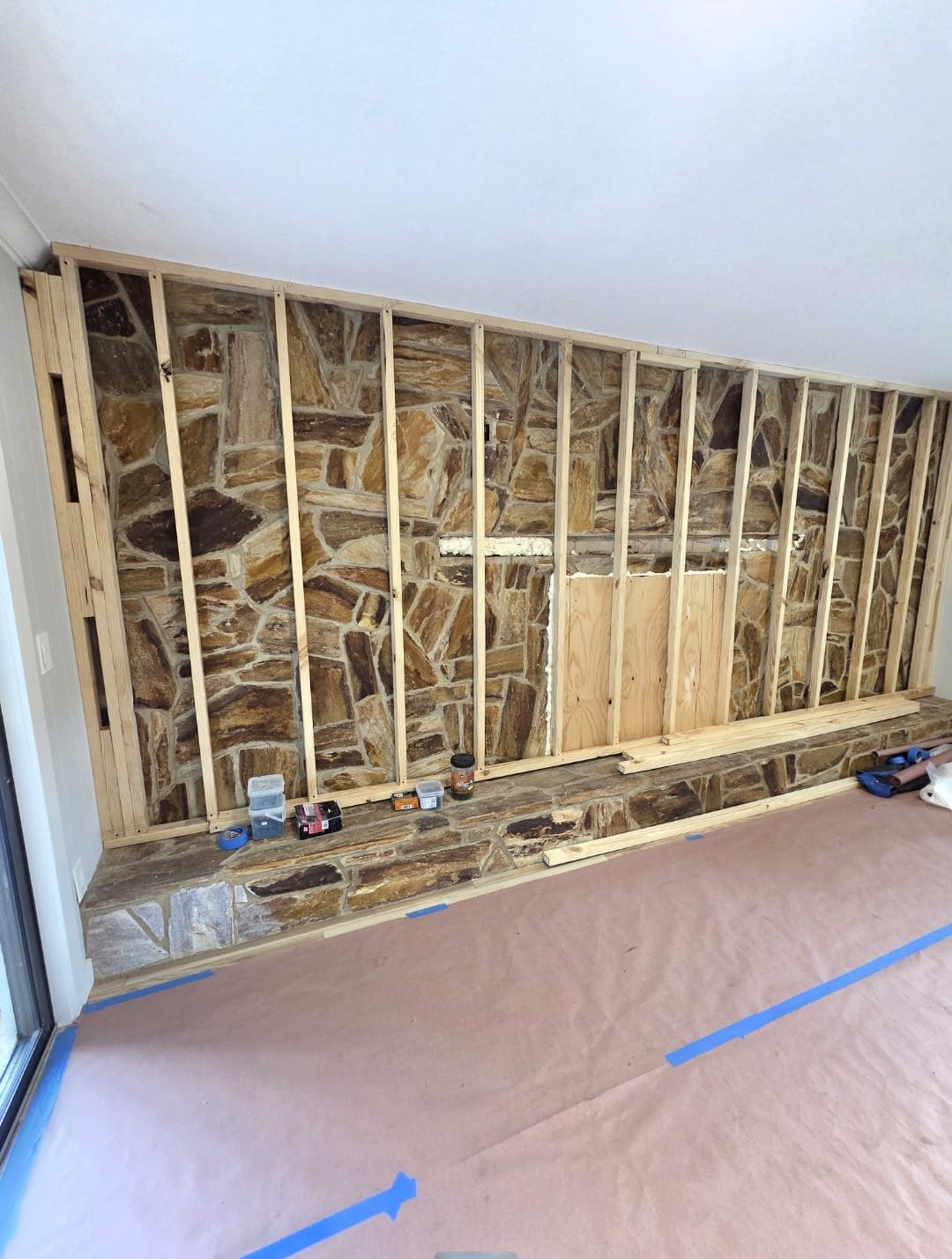 Job site in progress — Stadelman Drywall