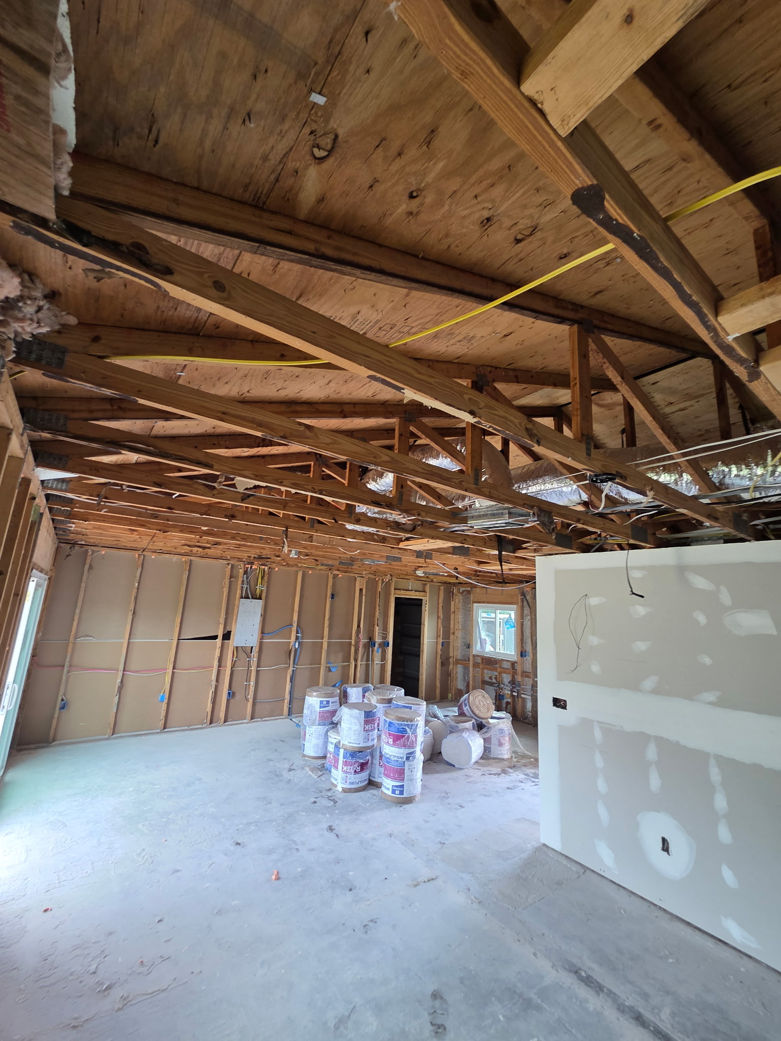 Job site in progress — Stadelman Drywall