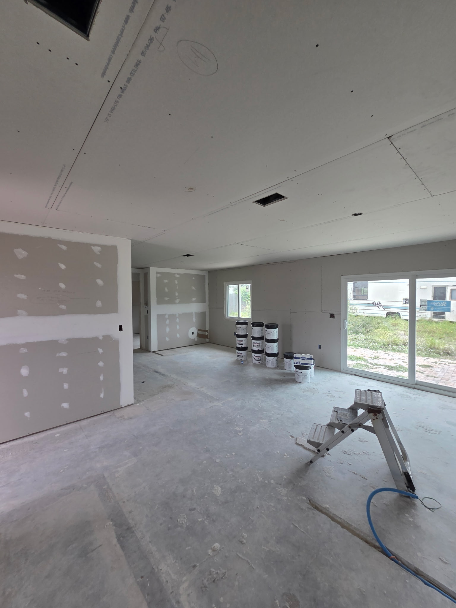 Job site in progress — Stadelman Drywall