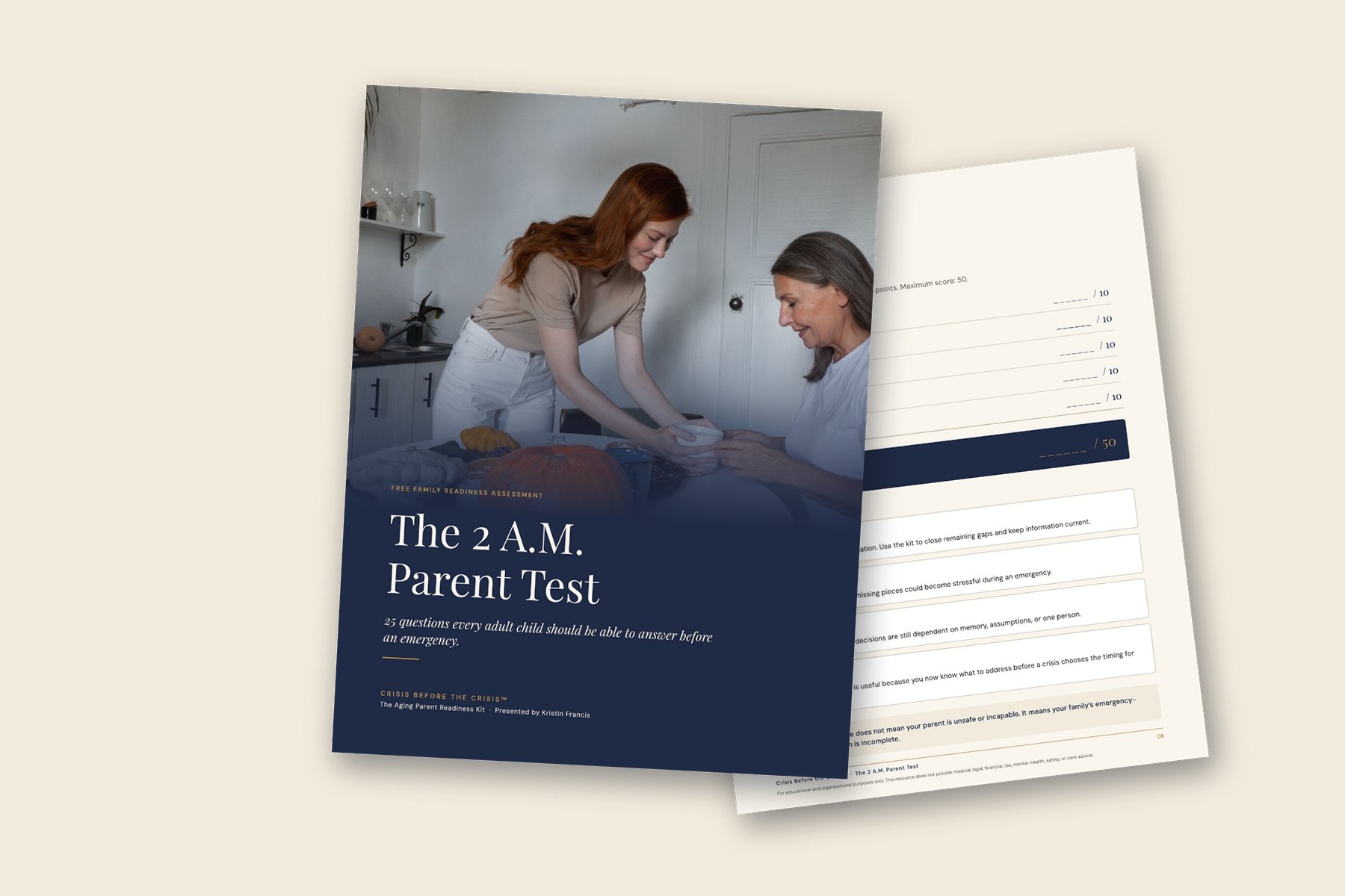 The 2 A.M. Parent Test, a printable family readiness assessment