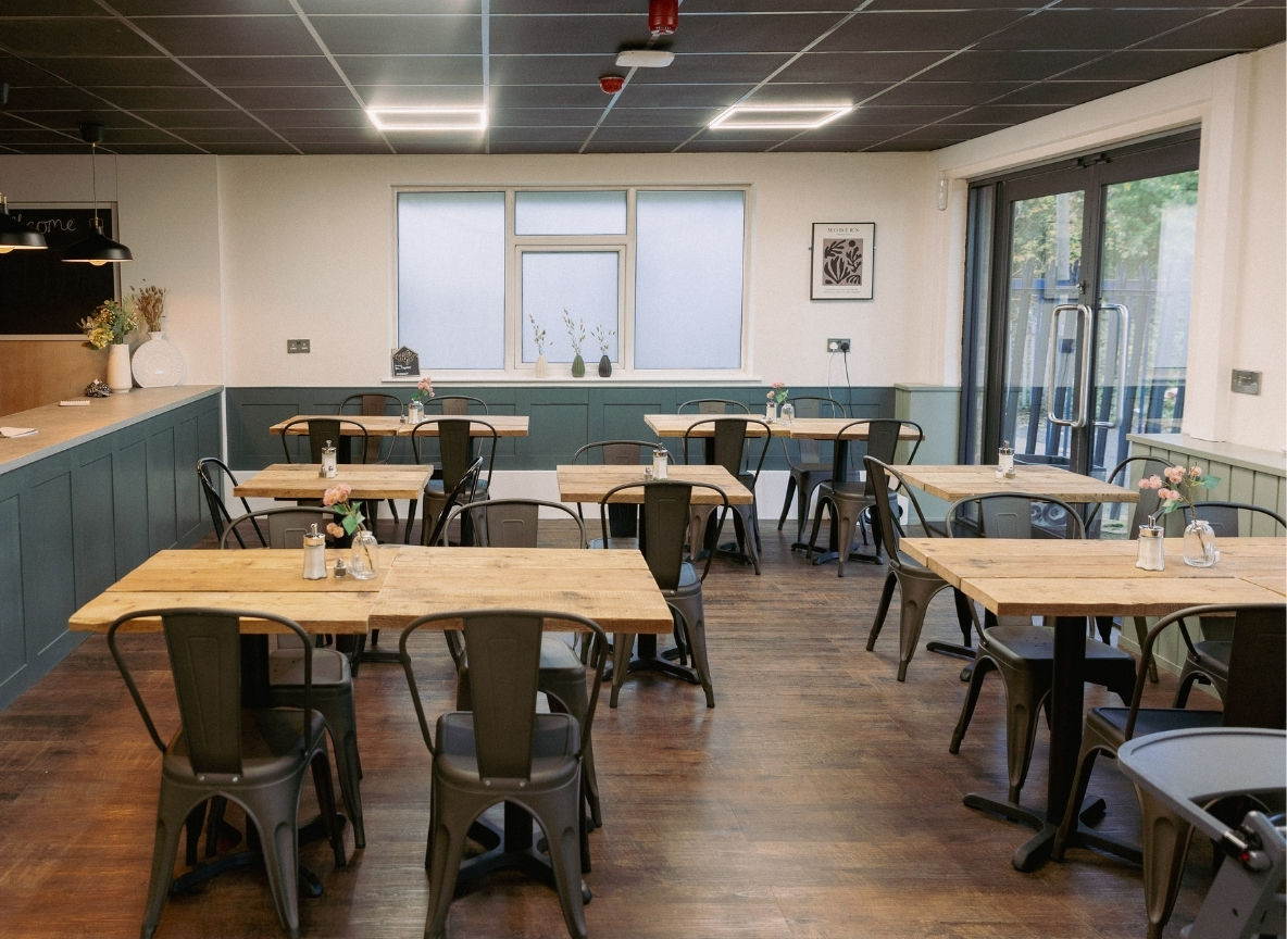 On-site café at The Hub Workspace