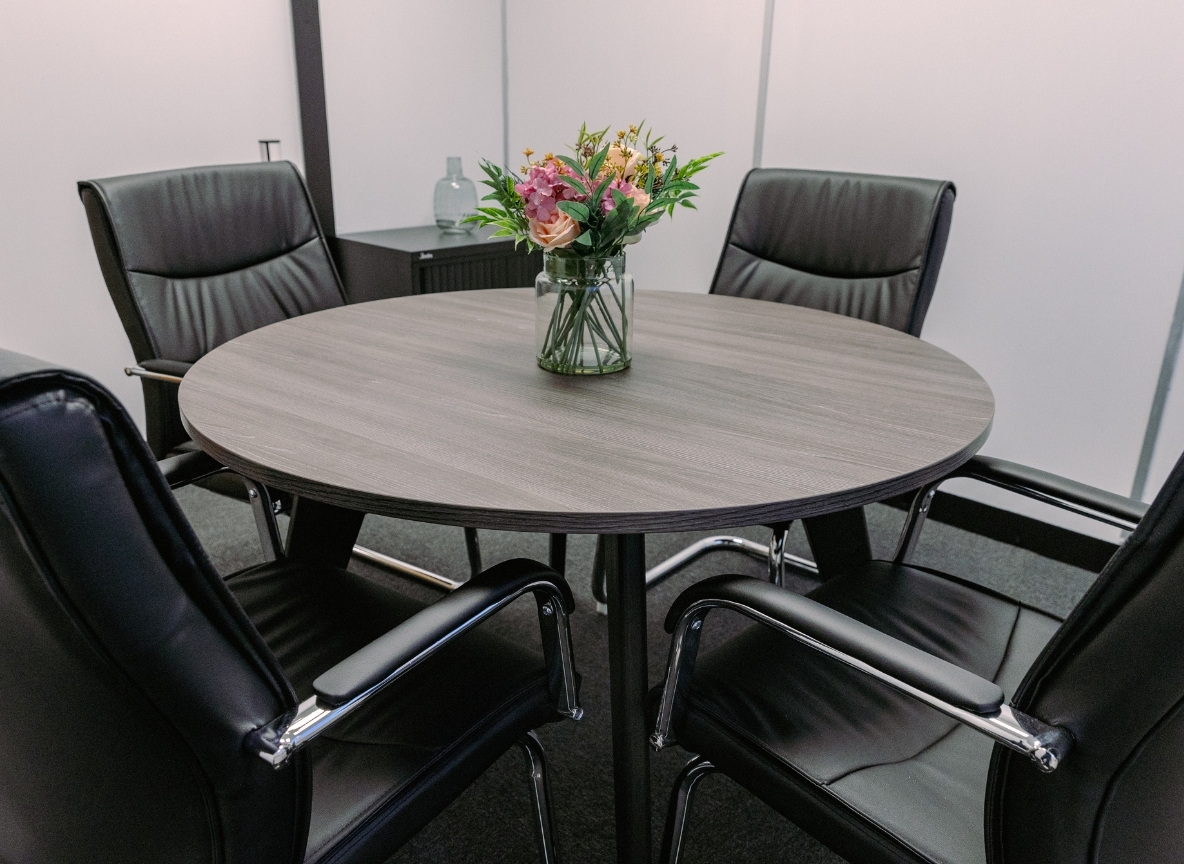 Meeting room at The Hub Workspace