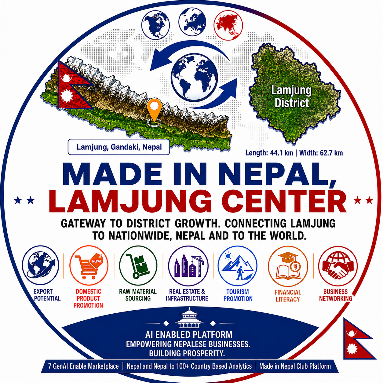 Made in Nepal, Lamjung Center Logo