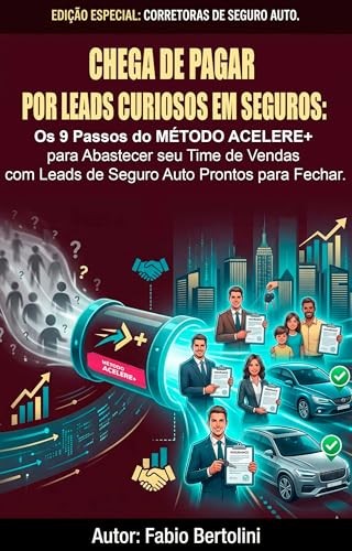 Capa do livro Chega de Pagar por Leads Curiosos em Seguros