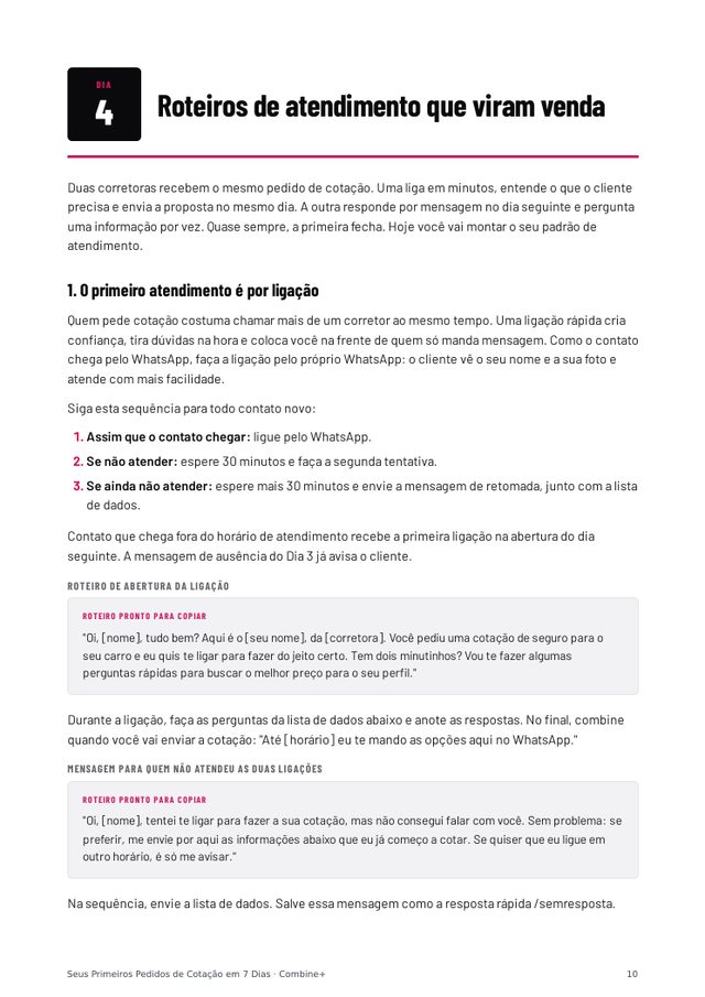 Página do Dia 4 do ebook