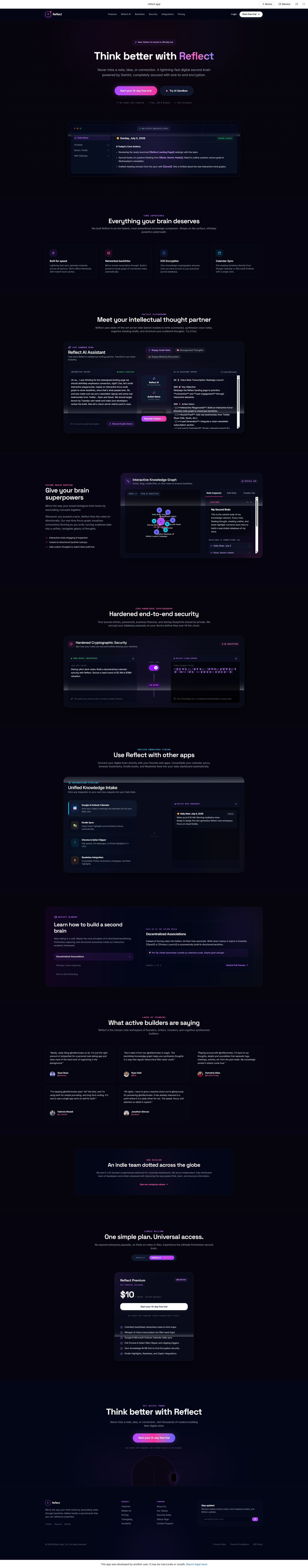 AI Knowledge Workspace, Websites