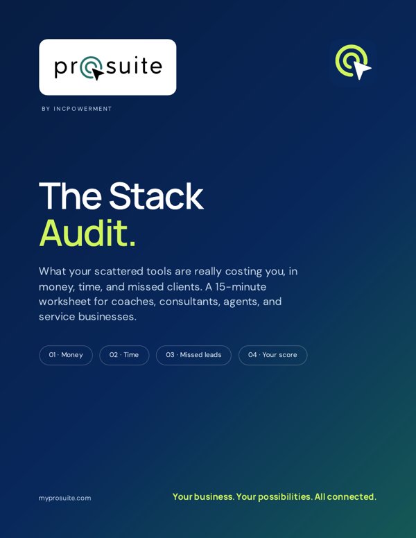 Cover of The Stack Audit worksheet