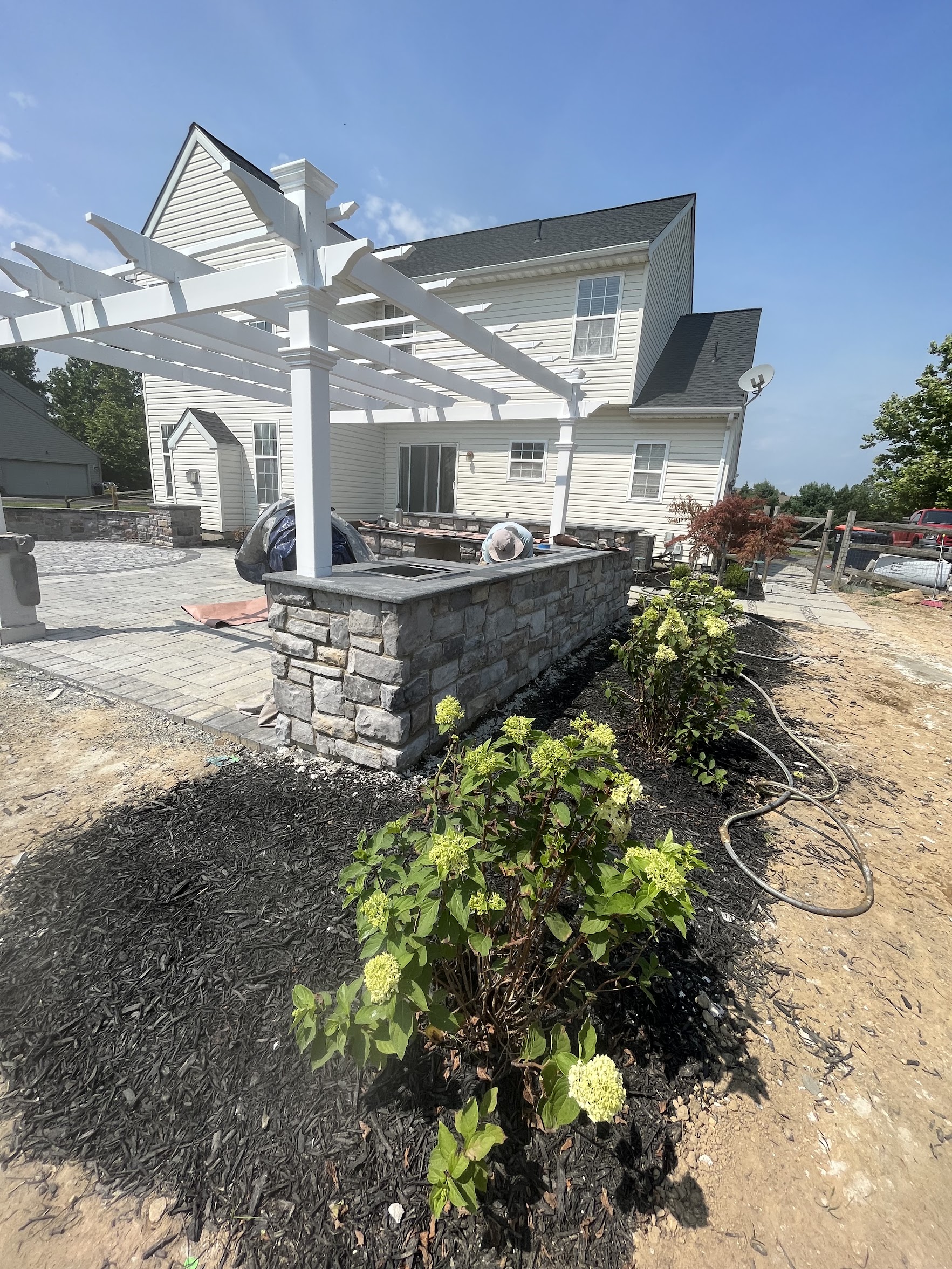 Delaware Dreamscapes paver patio project 5