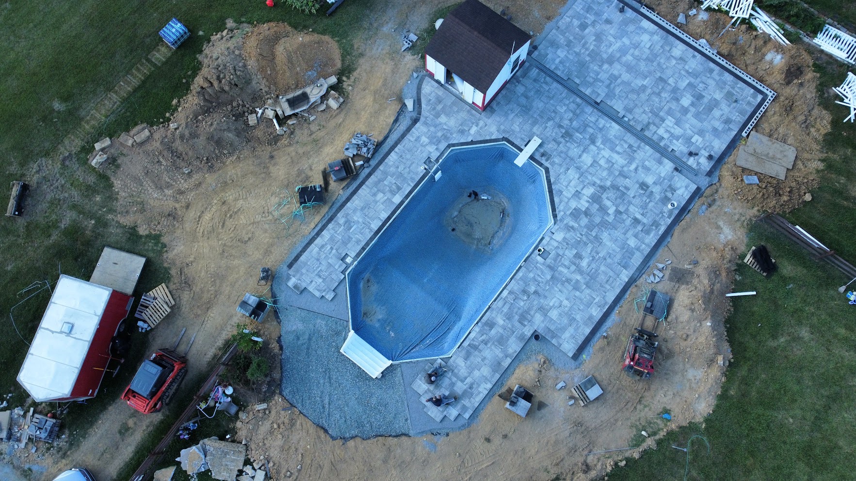Delaware Dreamscapes paver patio project 3