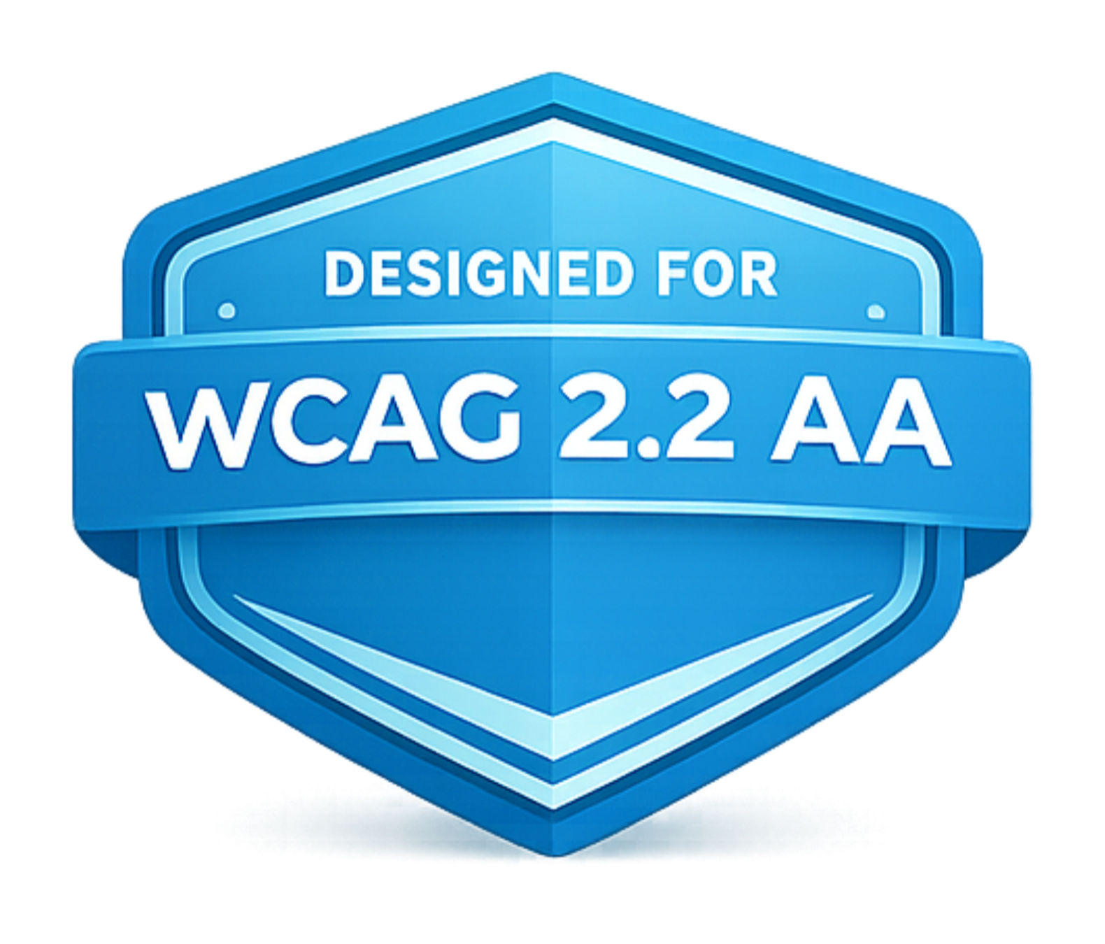 Designed for WCAG 2.2 AA