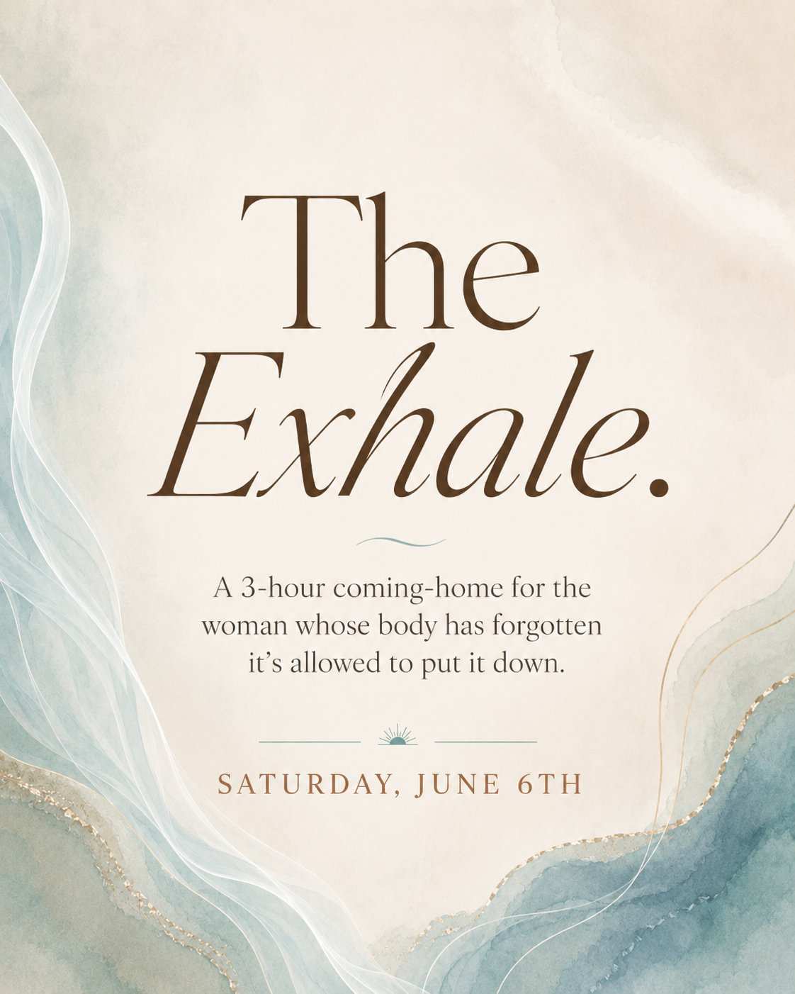 The Exhale — A Comeback Code Experience