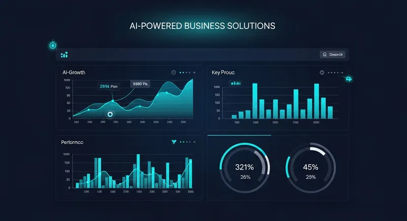 AI-POWERED BUSINESS SOLUTIONS dashboard