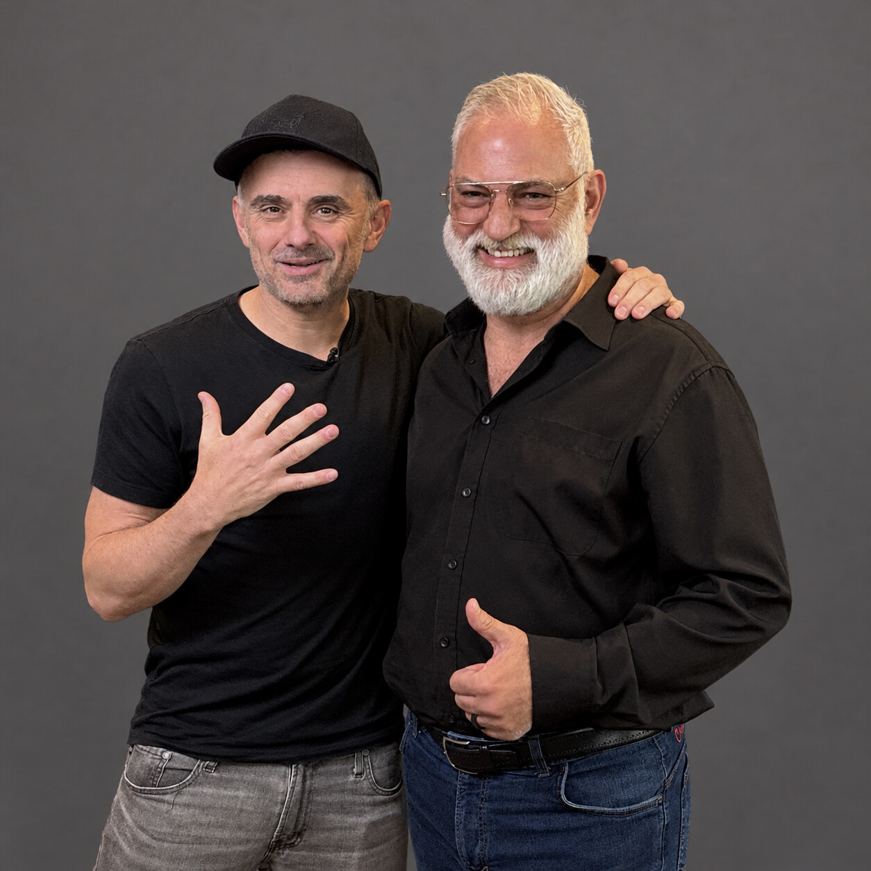 Manny Matsakis and Gary Vaynerchuk standing together.