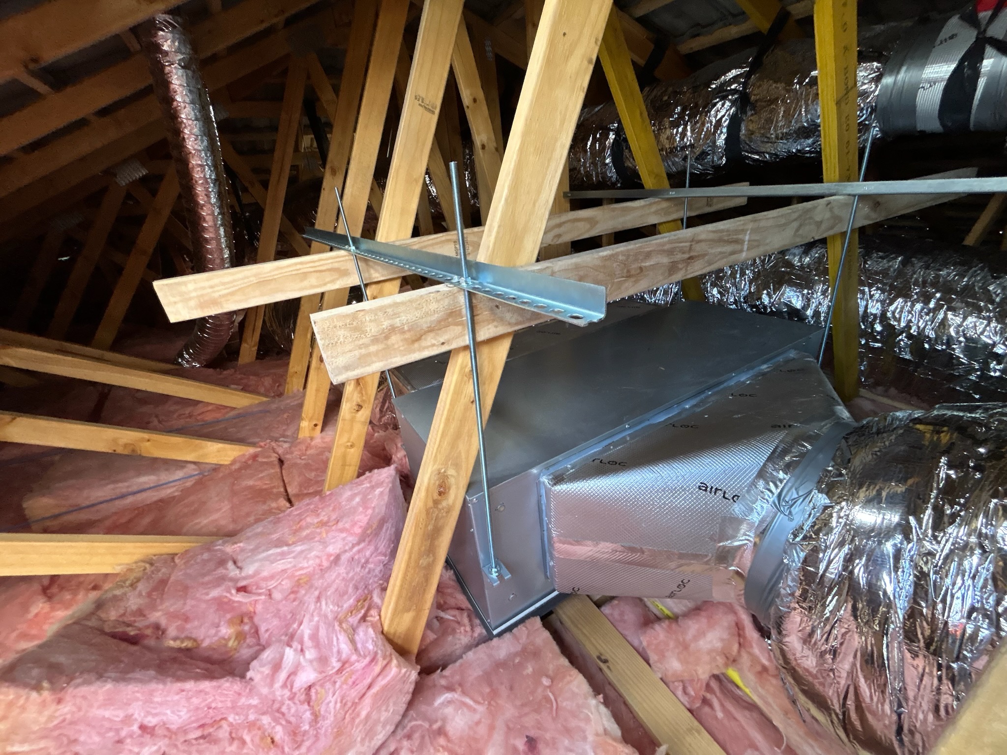 Ductwork and plenum installation by DDAIRCON