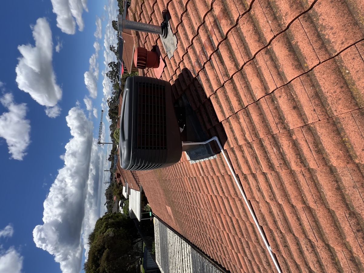 Completed ducted air conditioning in open plan home