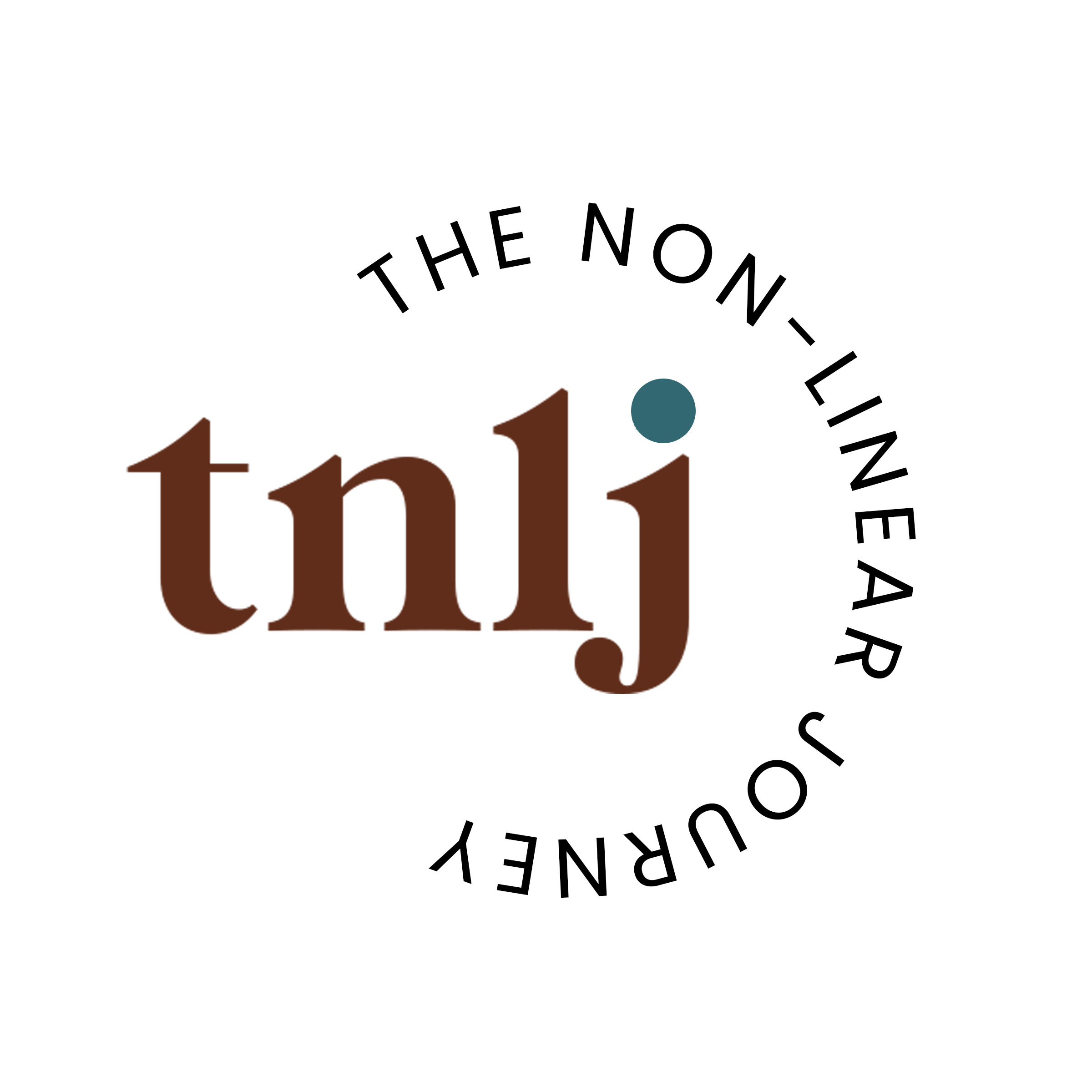 The Non-Linear Journey circular logo