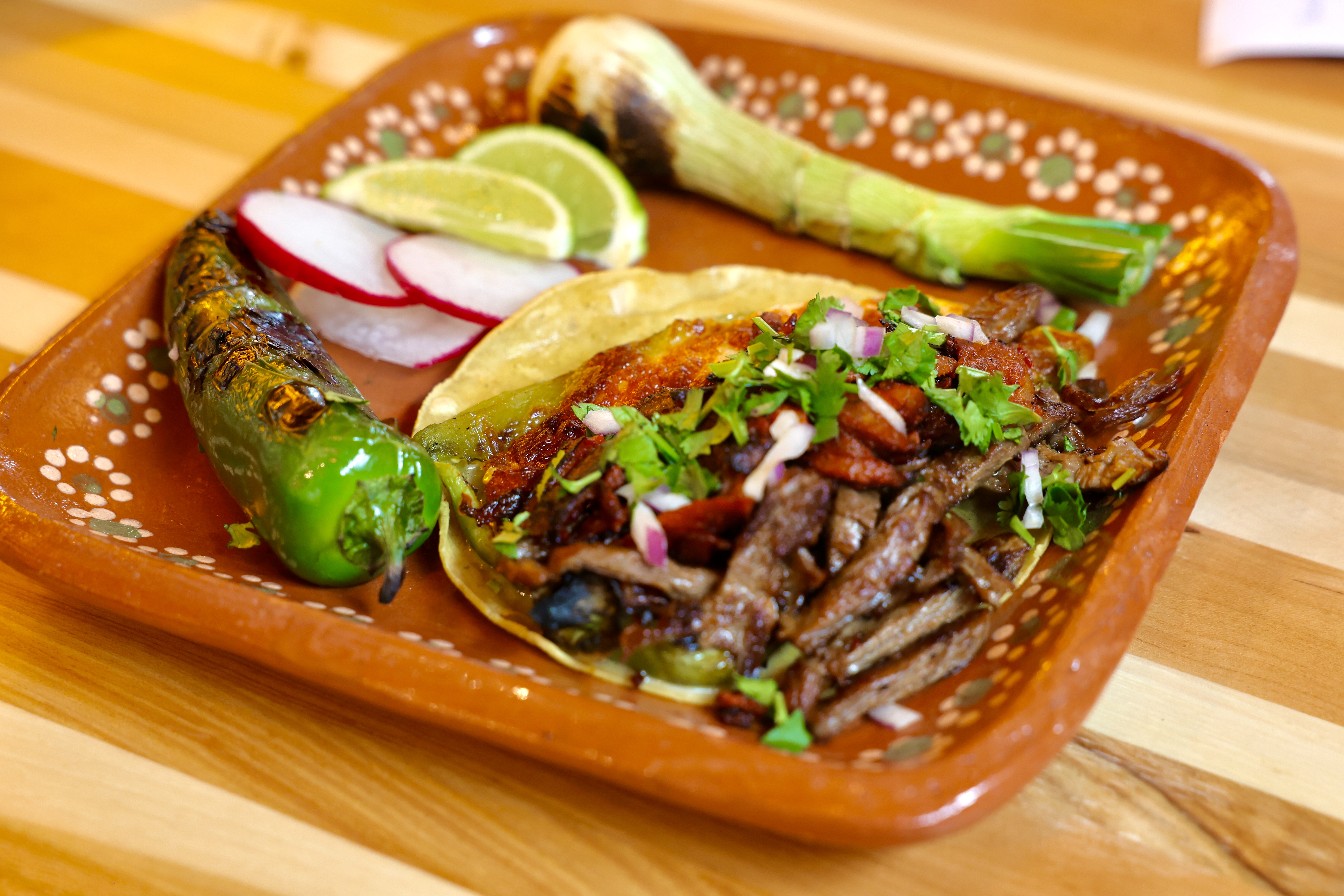 Fresh ingredients at TACOS Y MÁS