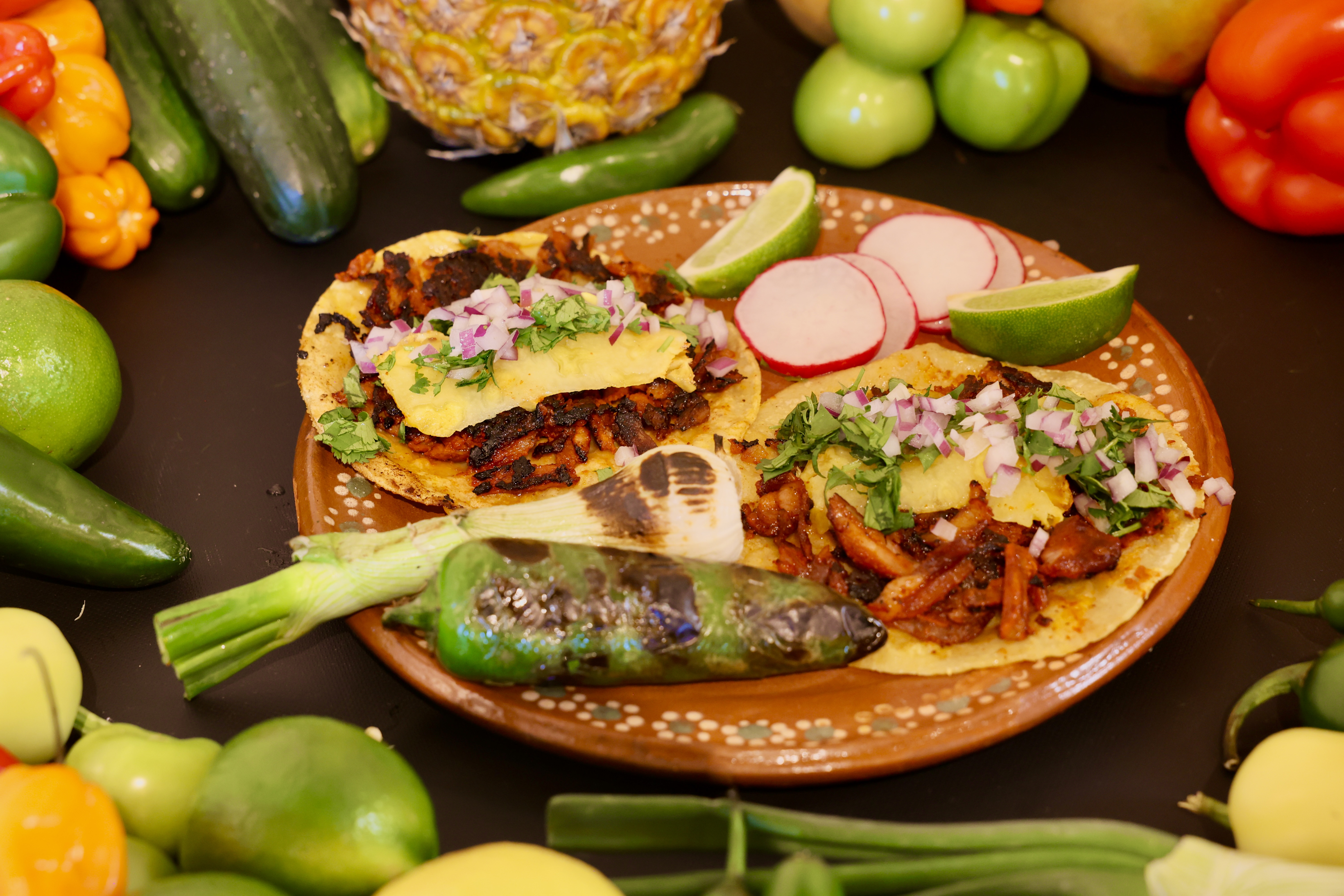Signature dishes at TACOS Y MÁS