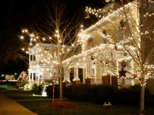 Christmas-lights in Norman