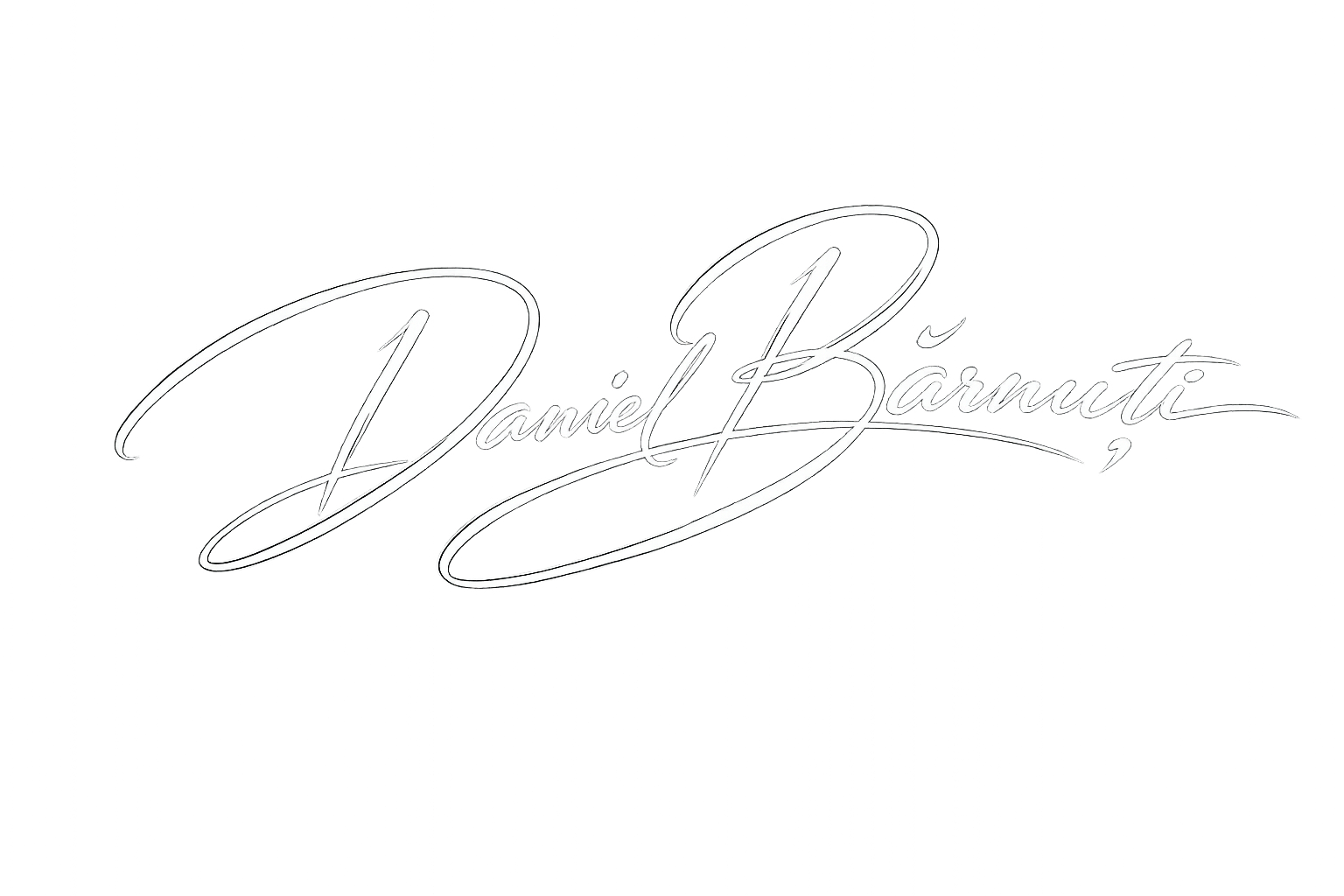 Semnătura lui Daniel Bărnuți