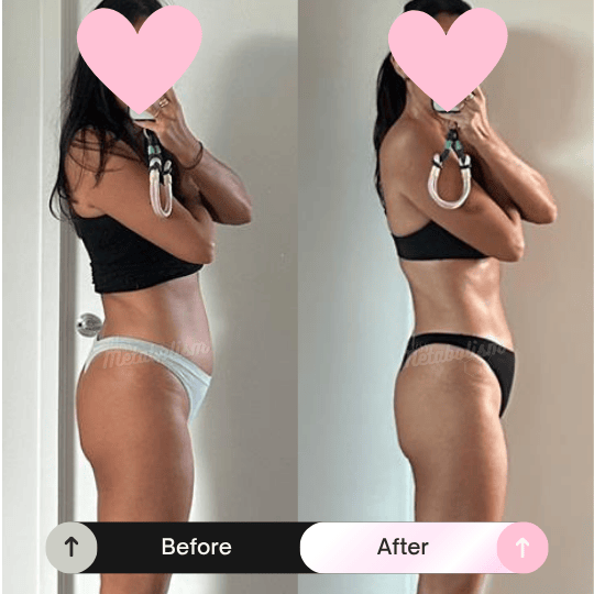 Before and after transformation 8