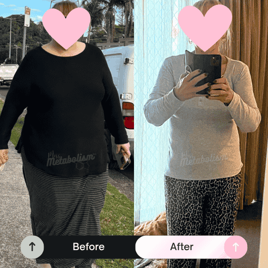 Before and after transformation 5