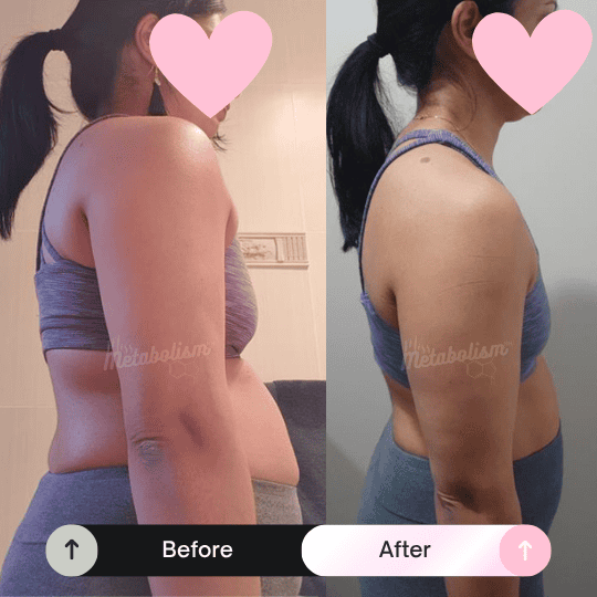 Before and after transformation 9