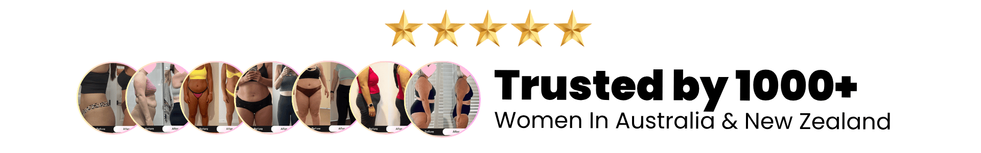 Trusted by 1000+ women in Australia & New Zealand