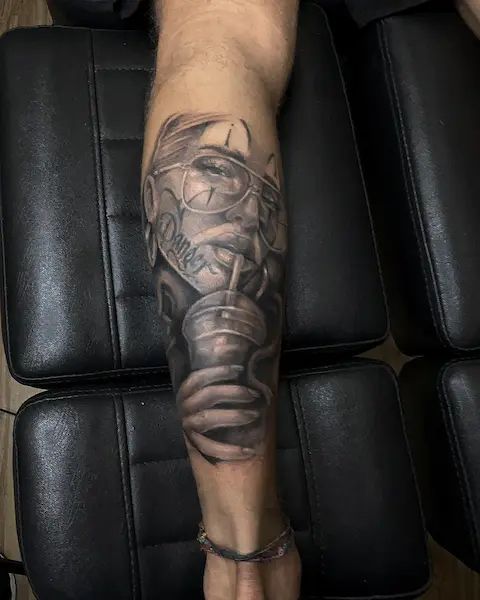 Tatuaggio chicano 5