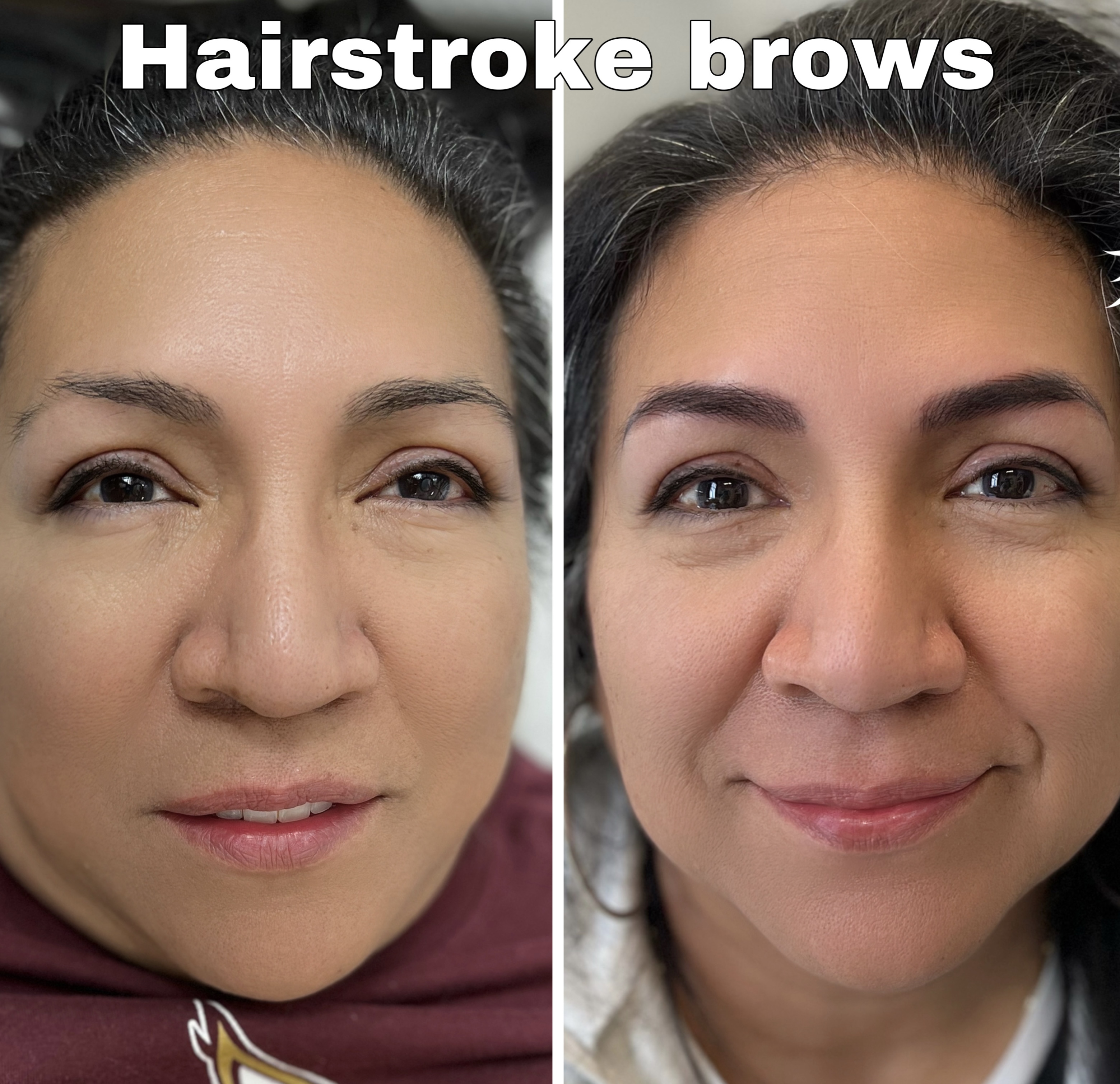 Hair stroke brows