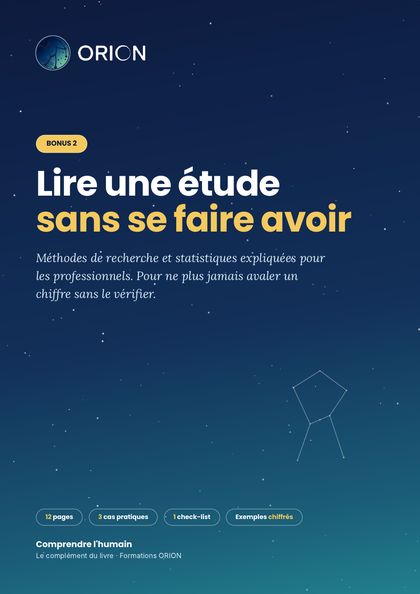 Couverture : Lire une étude sans se faire avoir