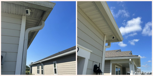 H2O pressure washing job in St. Johns County FL