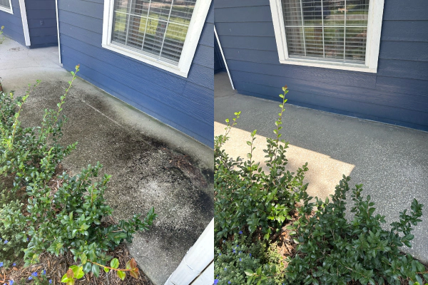 H2O pressure washing job in St. Johns County FL