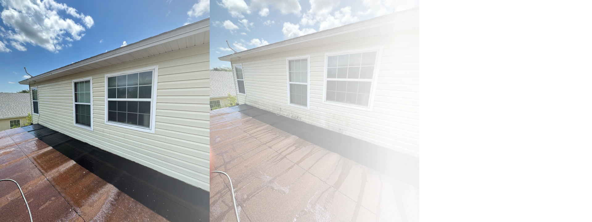 H2O pressure washing job in St. Johns County FL