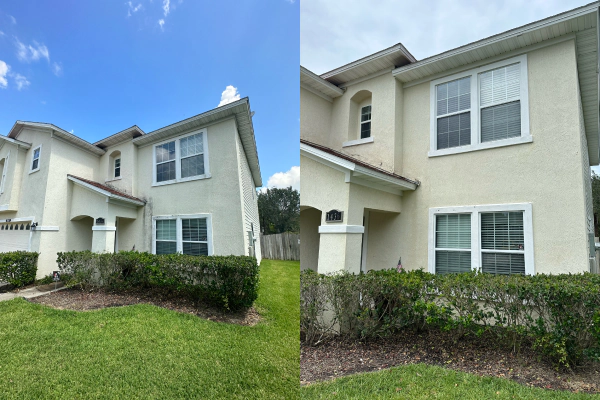 H2O pressure washing job in St. Johns County FL