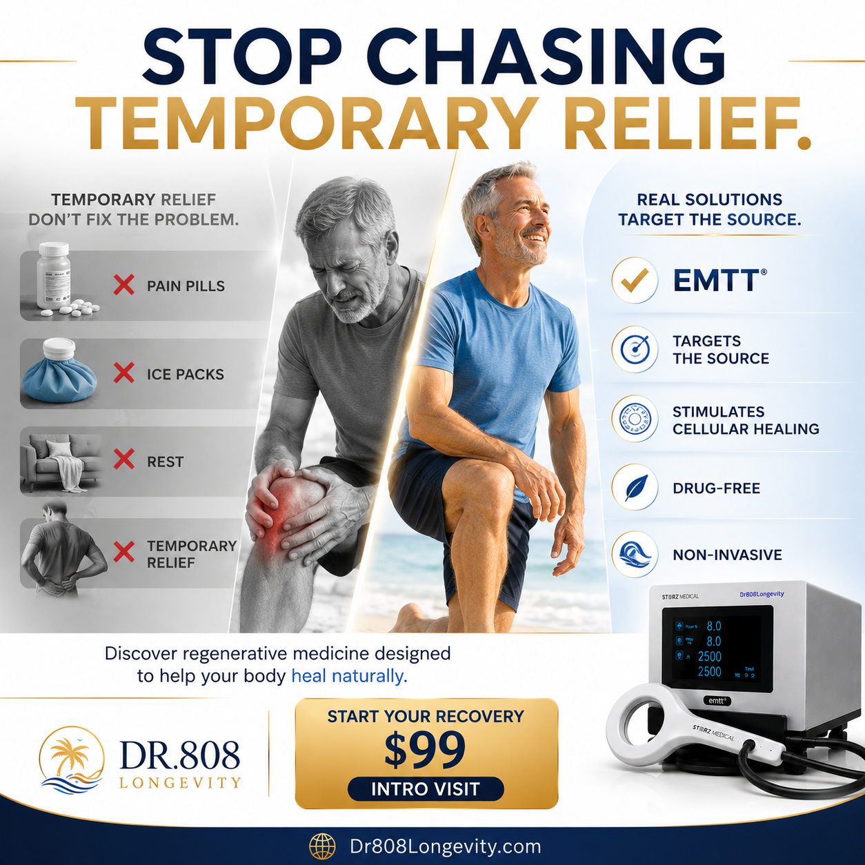 EMTT treatment ad creative