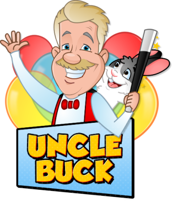 Uncle Buck's Magic Show, magician in North Carolina LOGO