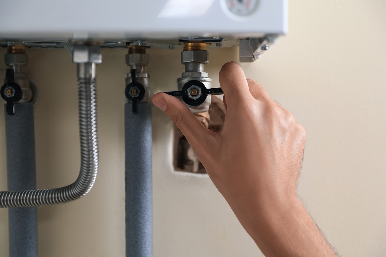 Tankless water heater installation