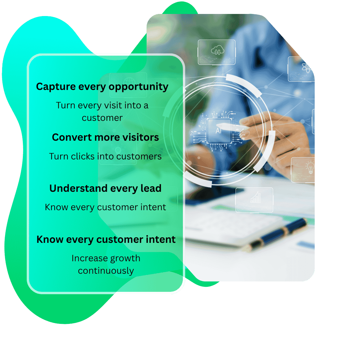 Smart CRM — unified customer timeline and AI insights
