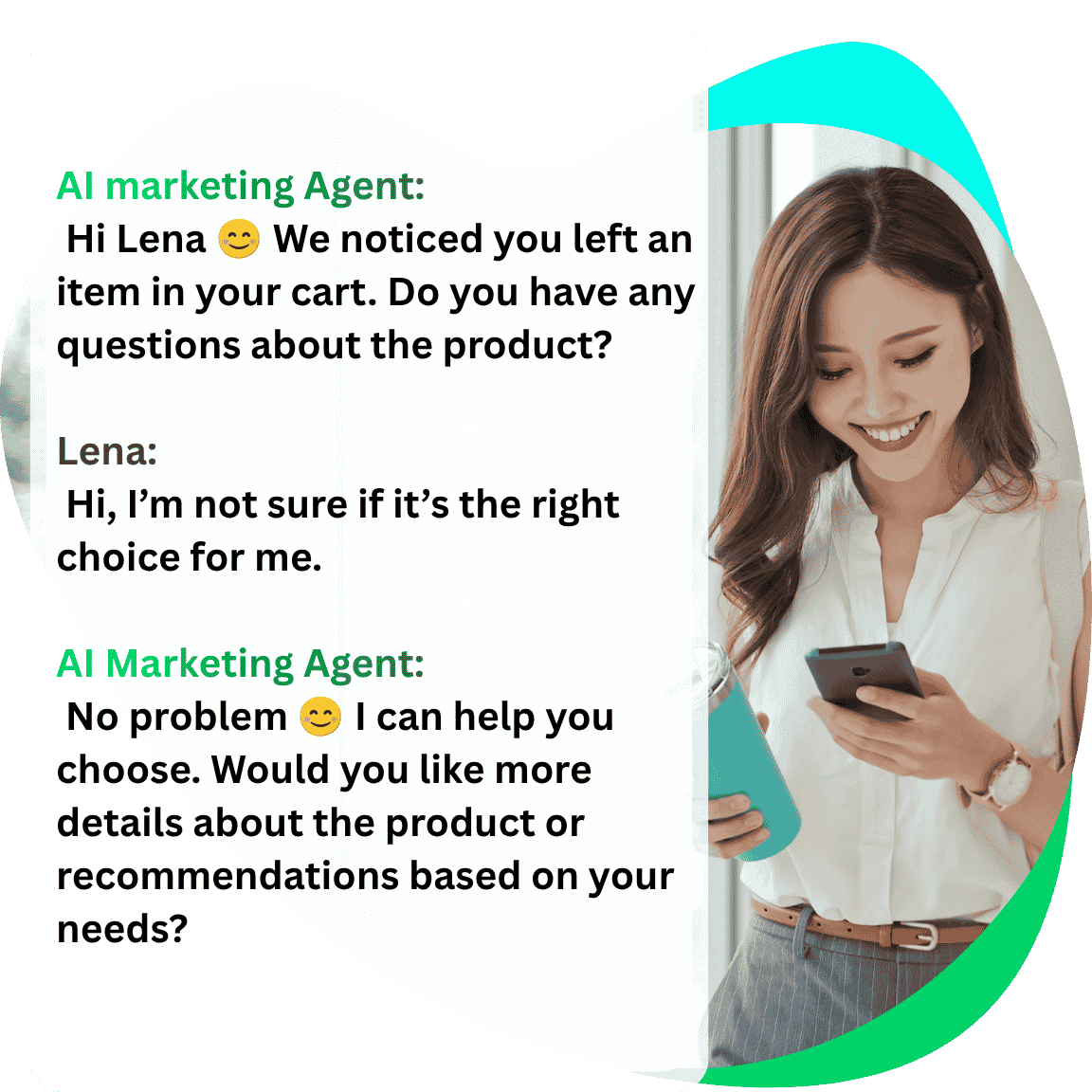 AI Marketing Agent — personalized email, SMS and WhatsApp campaigns