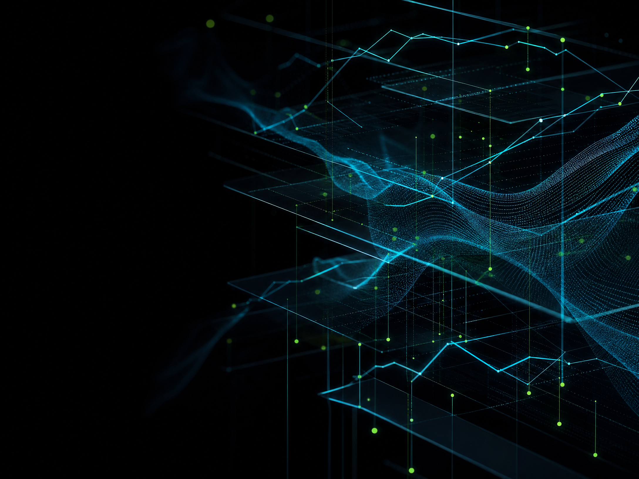 Abstract cyan technical pattern
