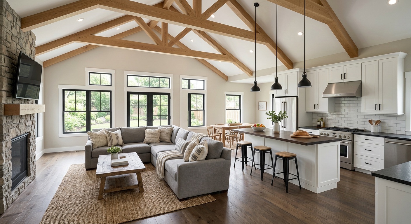 Beautiful painted interior