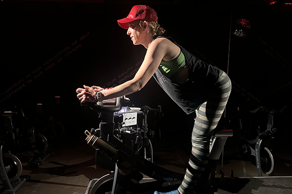 proper riding technique in spin class