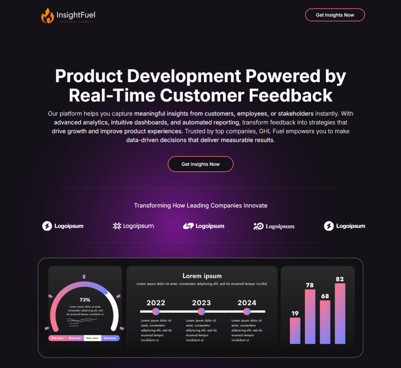 InsightFuel Customer Feedback Funnel