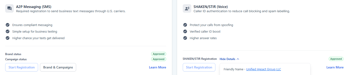 A2P 10DLC Registration — Medical Billing Services