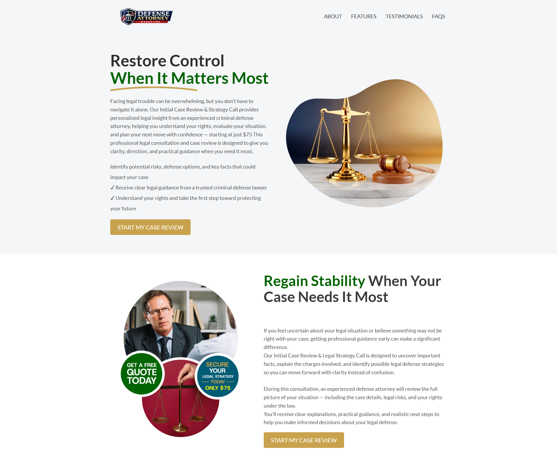 Defense Attorney Marketing Funnel