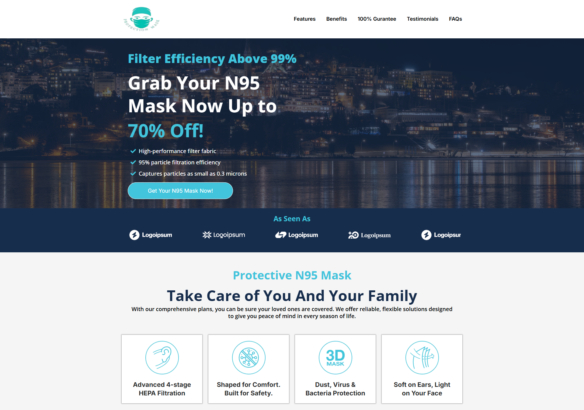 Protection N95 Mask Sales Funnel